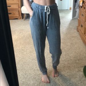Gray joggers